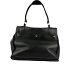 Saint Laurent Vintage Black Leather Top Handle Bag