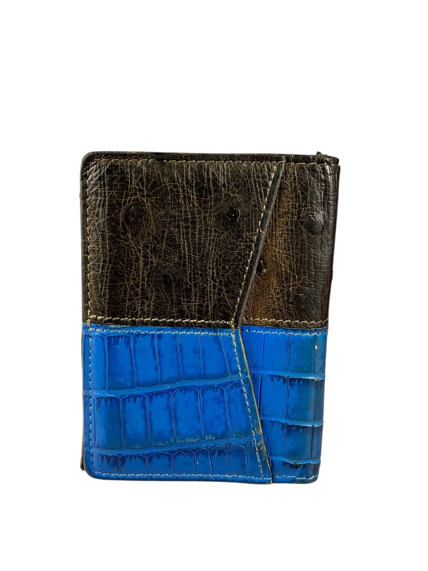 Louis Vuitton Ostrich Croc Pocket Organizer Wallet