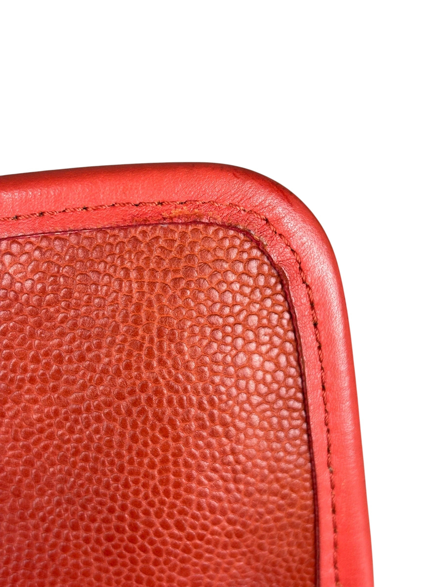 Chanel French Riviera Caviar Quilted Flap Bag Sunset 2011