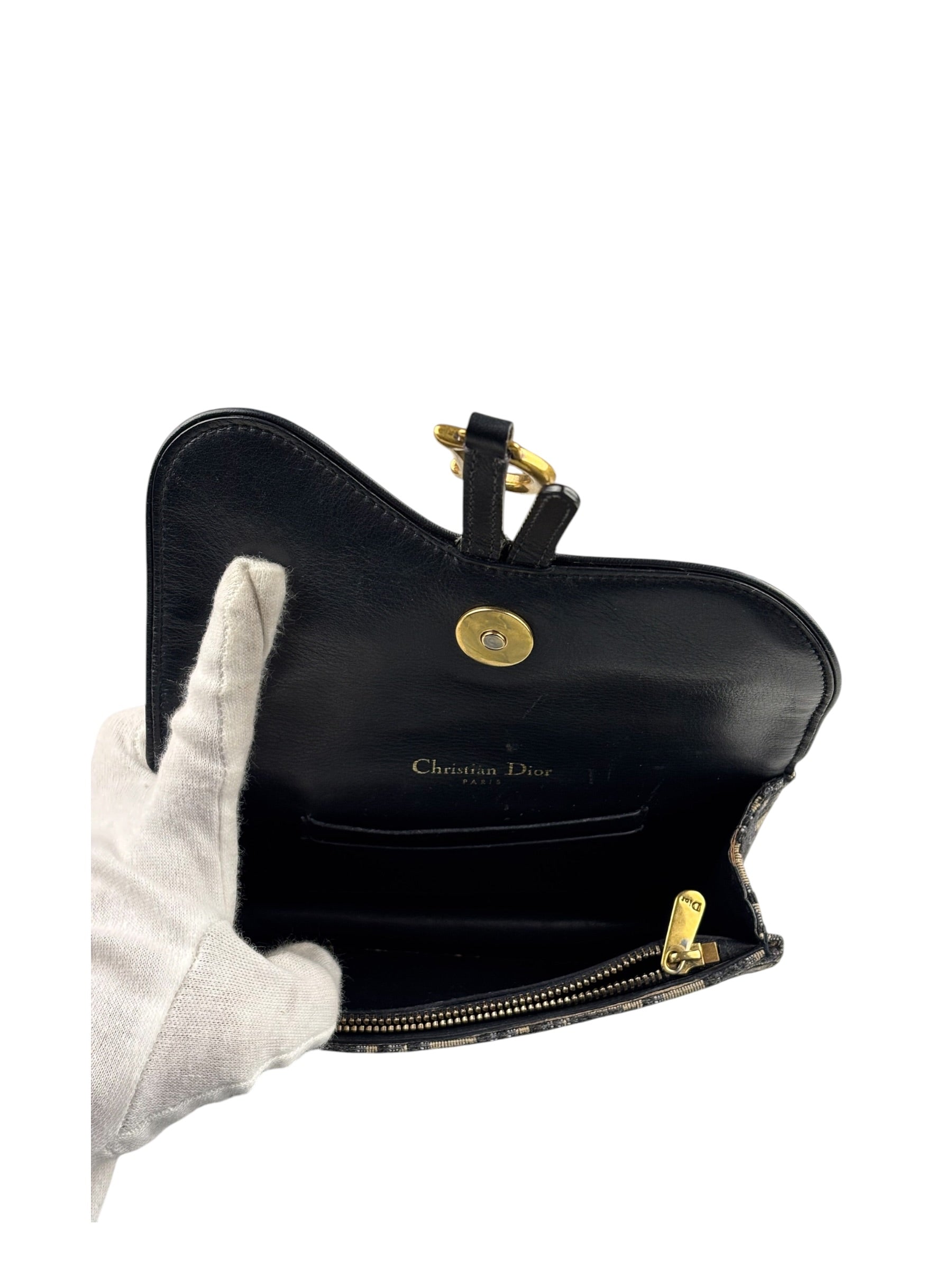 Christian Dior Oblique Trotter Saddle Bag