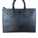 Prada Black Saffiano Leather Galleria Tote