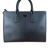 Prada Black Saffiano Leather Galleria Tote