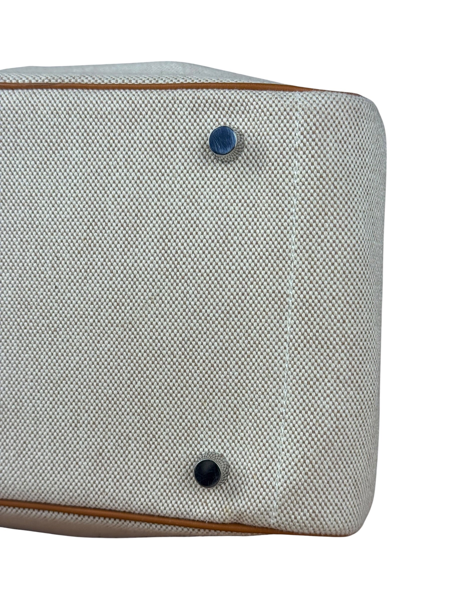 Hermes Toile Swift Canvas/Leather Lindy 30 Beige/Brown 2007