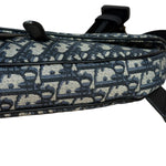 Christian Dior Navy Oblique Saddle Crossbody Bag
