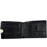 Bottega Veneta Vintage Black Intrecciato BiFold Wallet