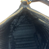 Prada Vintage Black Leather Pochette