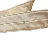 Bottega Veneta Butter Yellow Satin Intrecciato Shoulder Bag