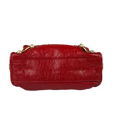 Balenciaga Red Calfskin Mini Le City Bag