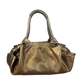 Loewe Vintage Metallic Brown Nappa Aire Hobo Tote Bag