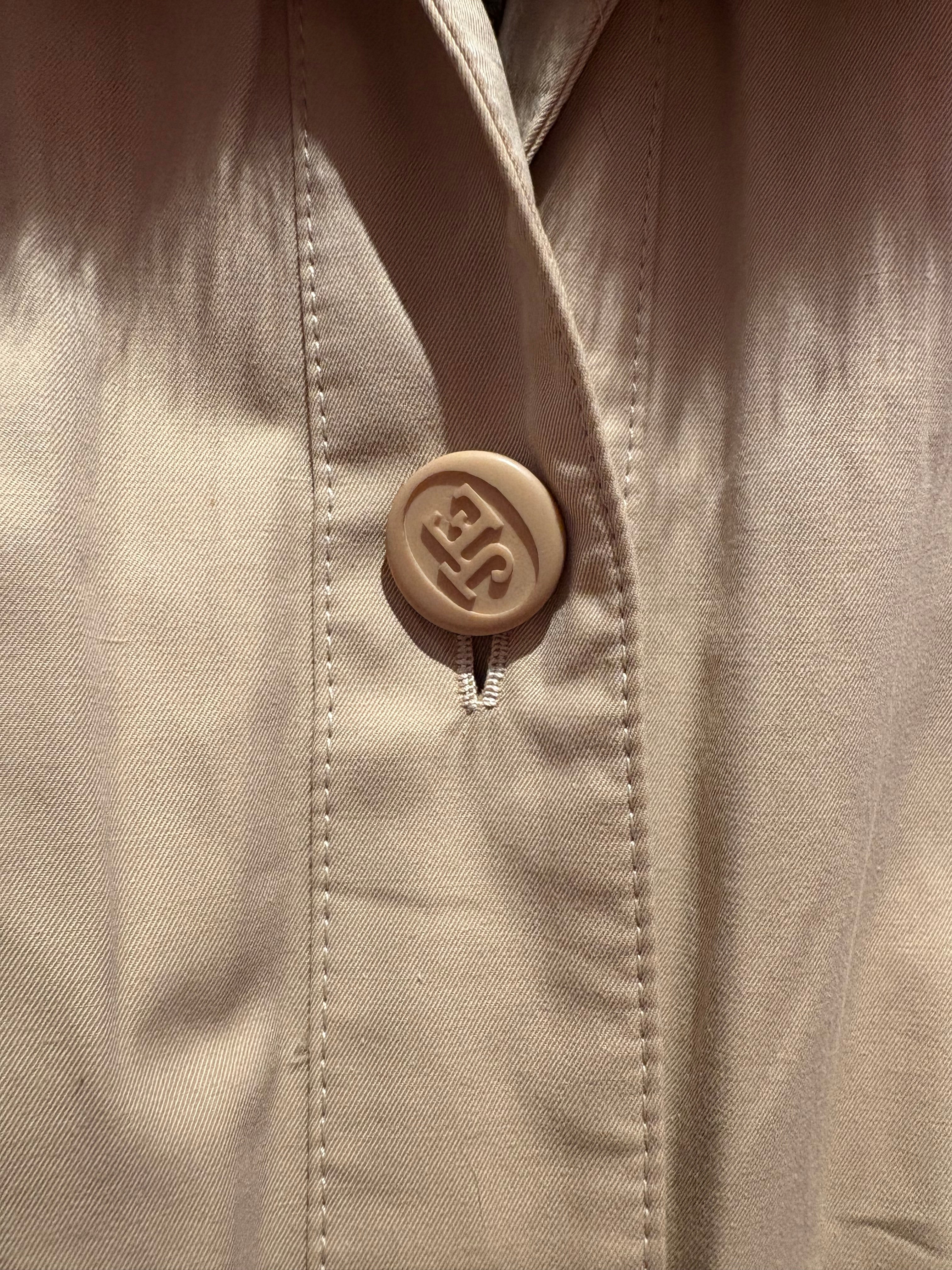 Emba Vintage Fur Lined Trench Coat