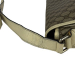 Gucci GG Leather Lined Flap Messenger Bag