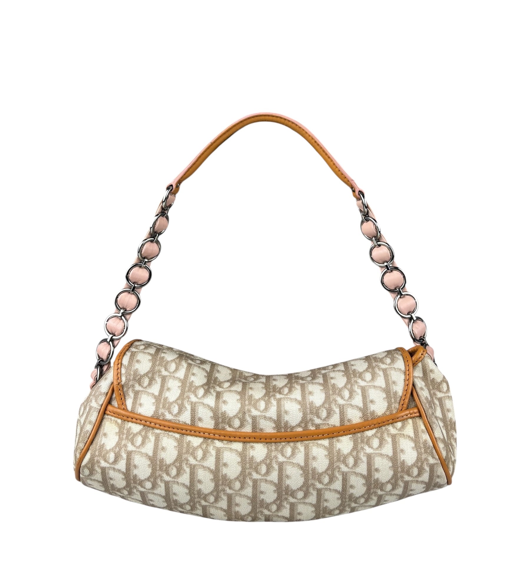 Christian Dior Leather Trotter Romantique Flap Shoulder Bag