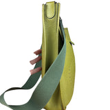 Hermes Taurillon Clemence Evelyne Green