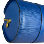 Louis Vuitton Blue Epi Soufflot Handbag