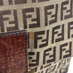 Fendi Canvas Monogram Zucchino Shoulder bag