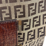 Fendi Canvas Monogram Zucchino Shoulder bag