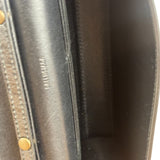 Balenciaga Black Croc Embossed Le City Clutch/Wallet