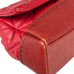 Chanel Red Quilted Leather Boy Flap Bag 2014