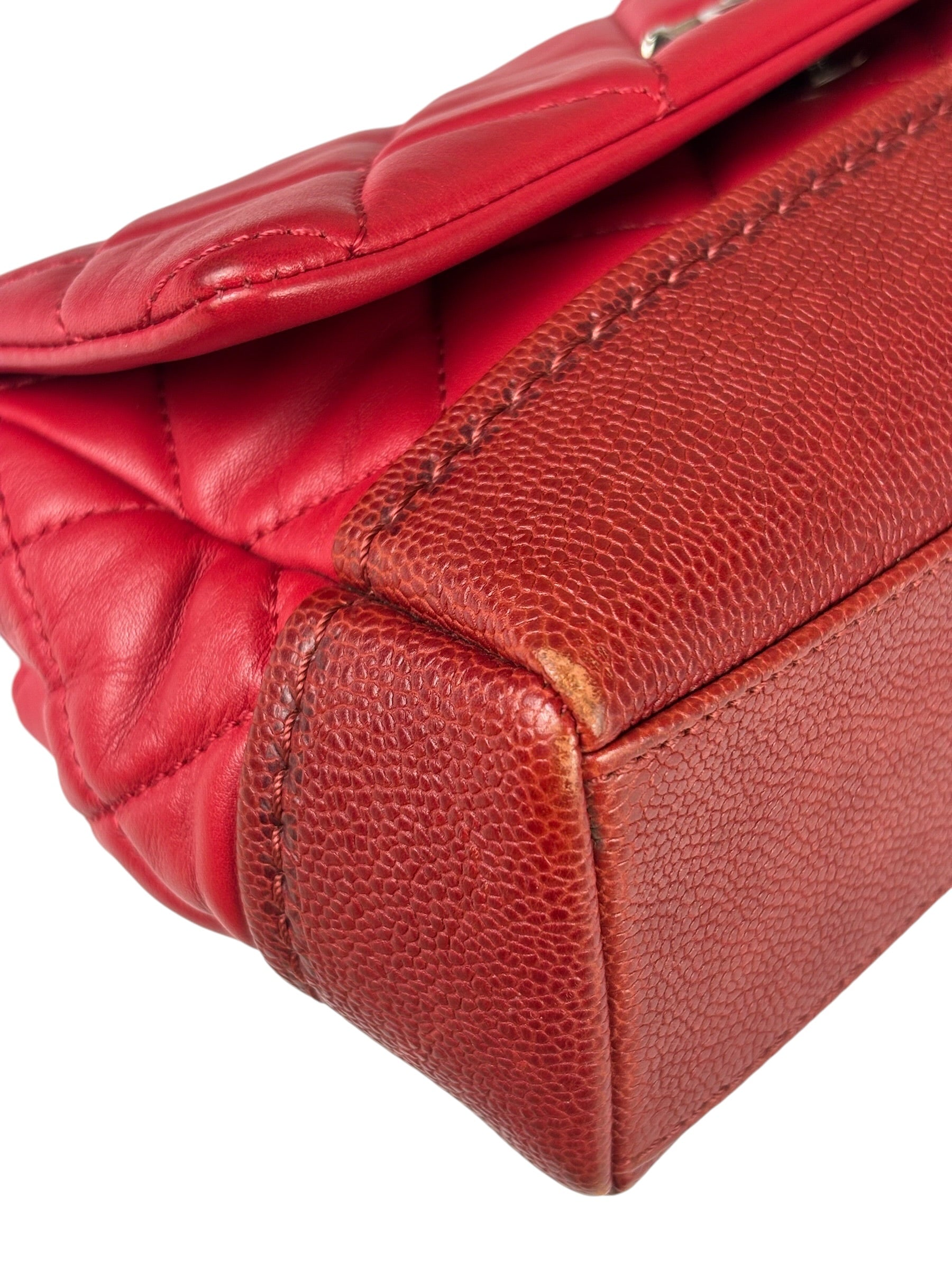 Chanel Red Quilted Leather Boy Flap Bag 2014