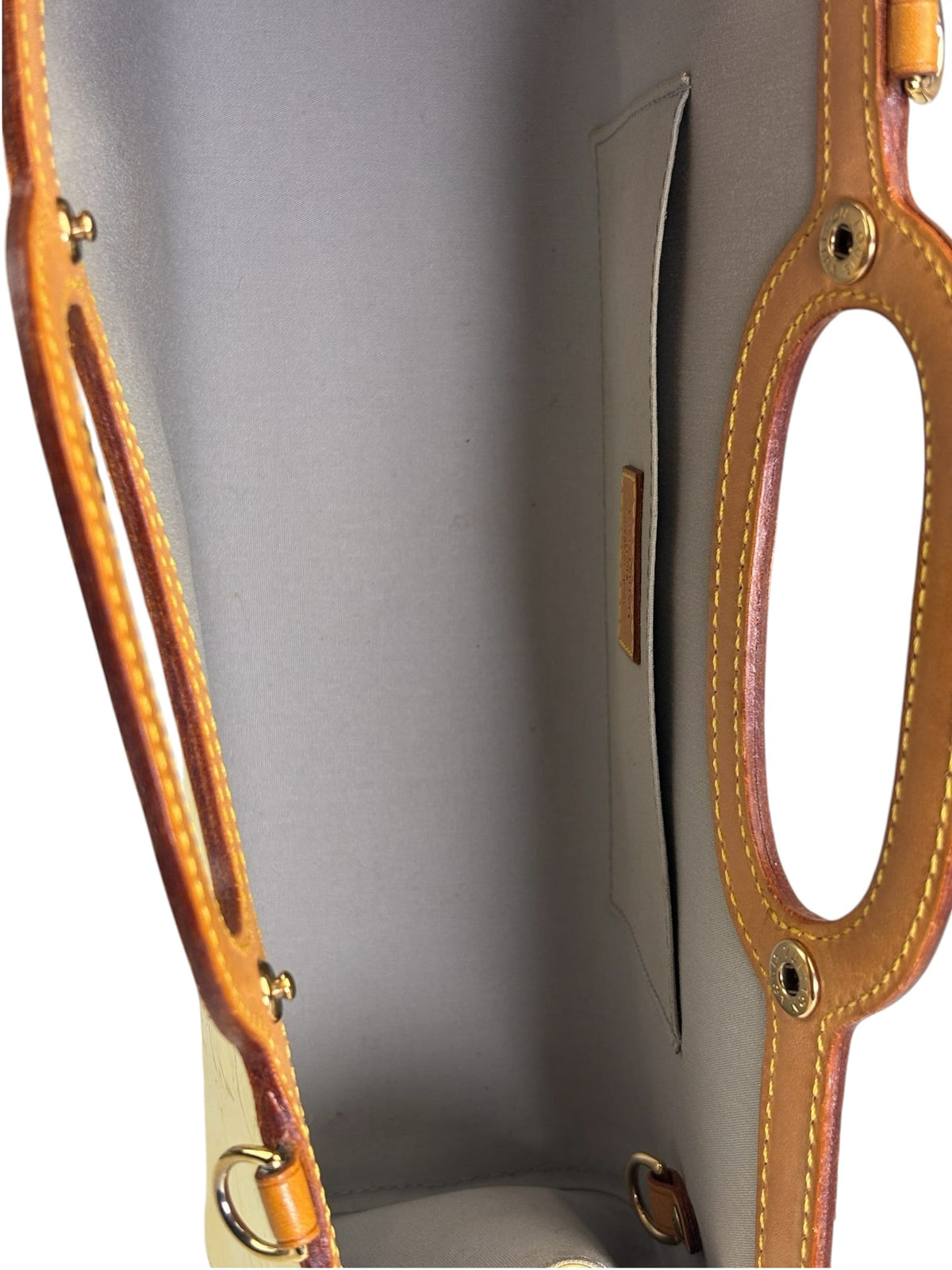 Louis Vuitton Yellow Vernis Roxbury Drive Two-Way Bag