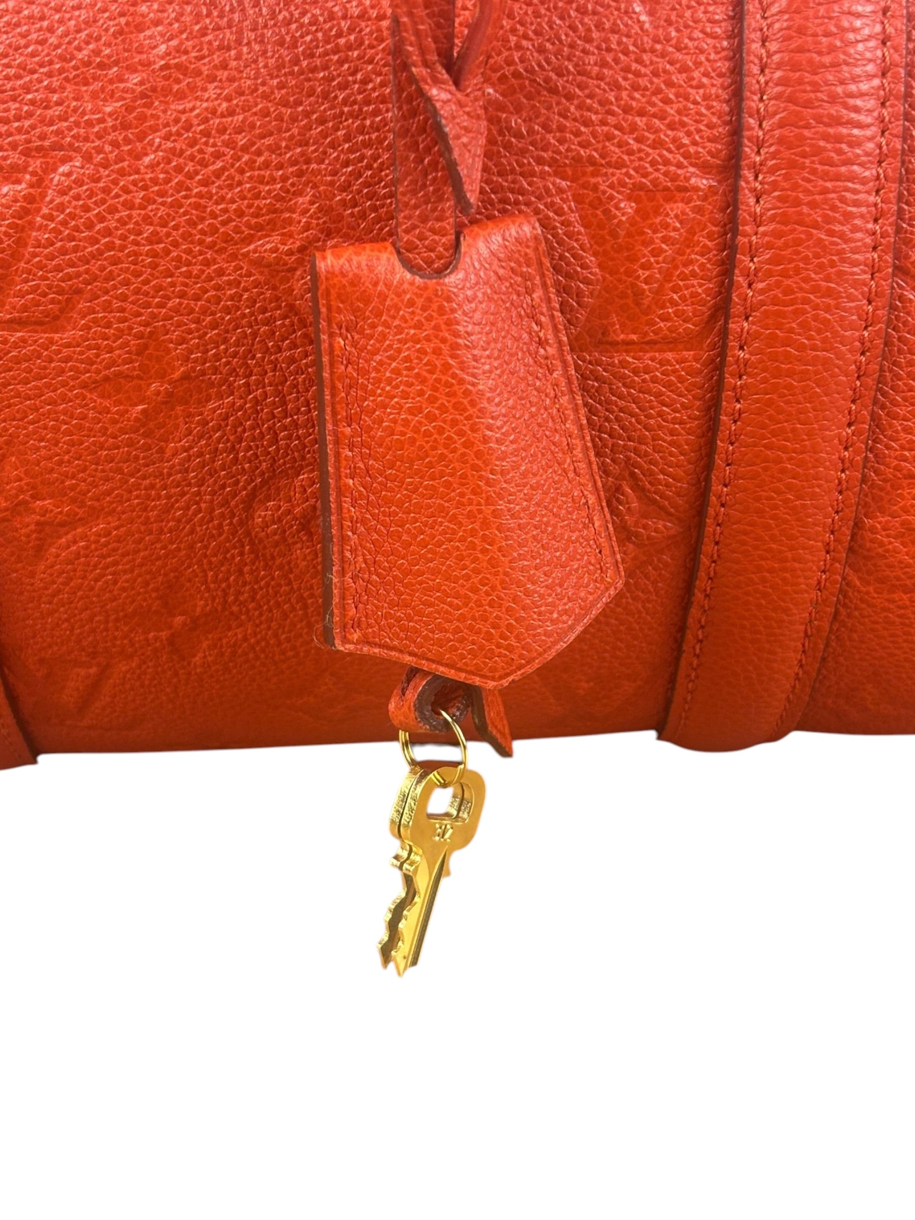 Louis Vuitton Red Empreinte Bandouliere 50