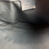 Gucci Vintage Blue/Green Patent Leather Horsebit Glam Hobo Bag