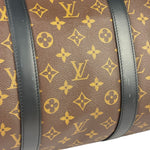 Louis Vuitton Black/Brown Monogram Keepall 55
