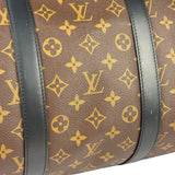 Louis Vuitton Black/Brown Monogram Keepall 55