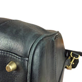 Coach Black Leather Large Duffle