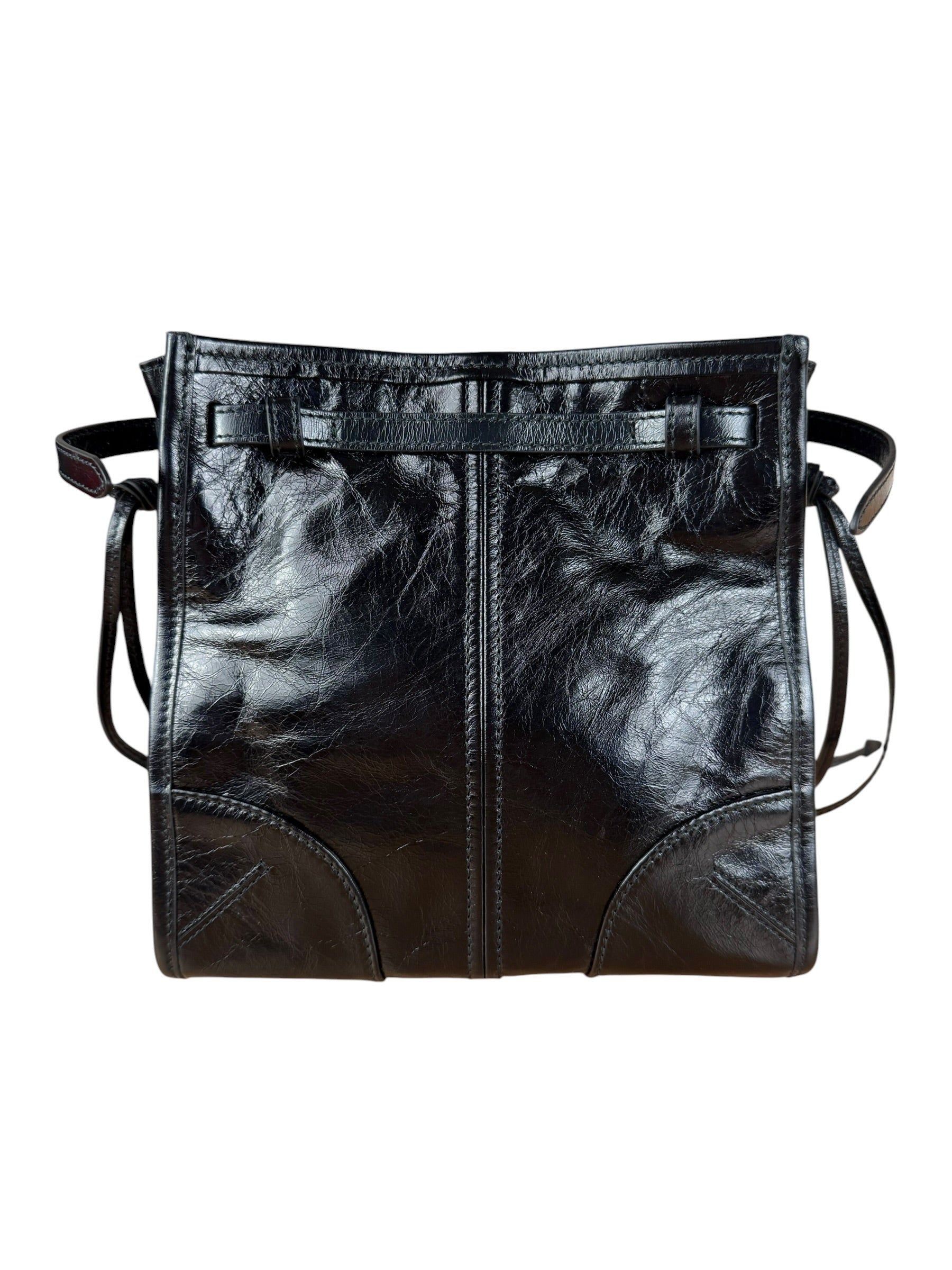 Prada Black Mini Bonnie Leather Shoulder Bag