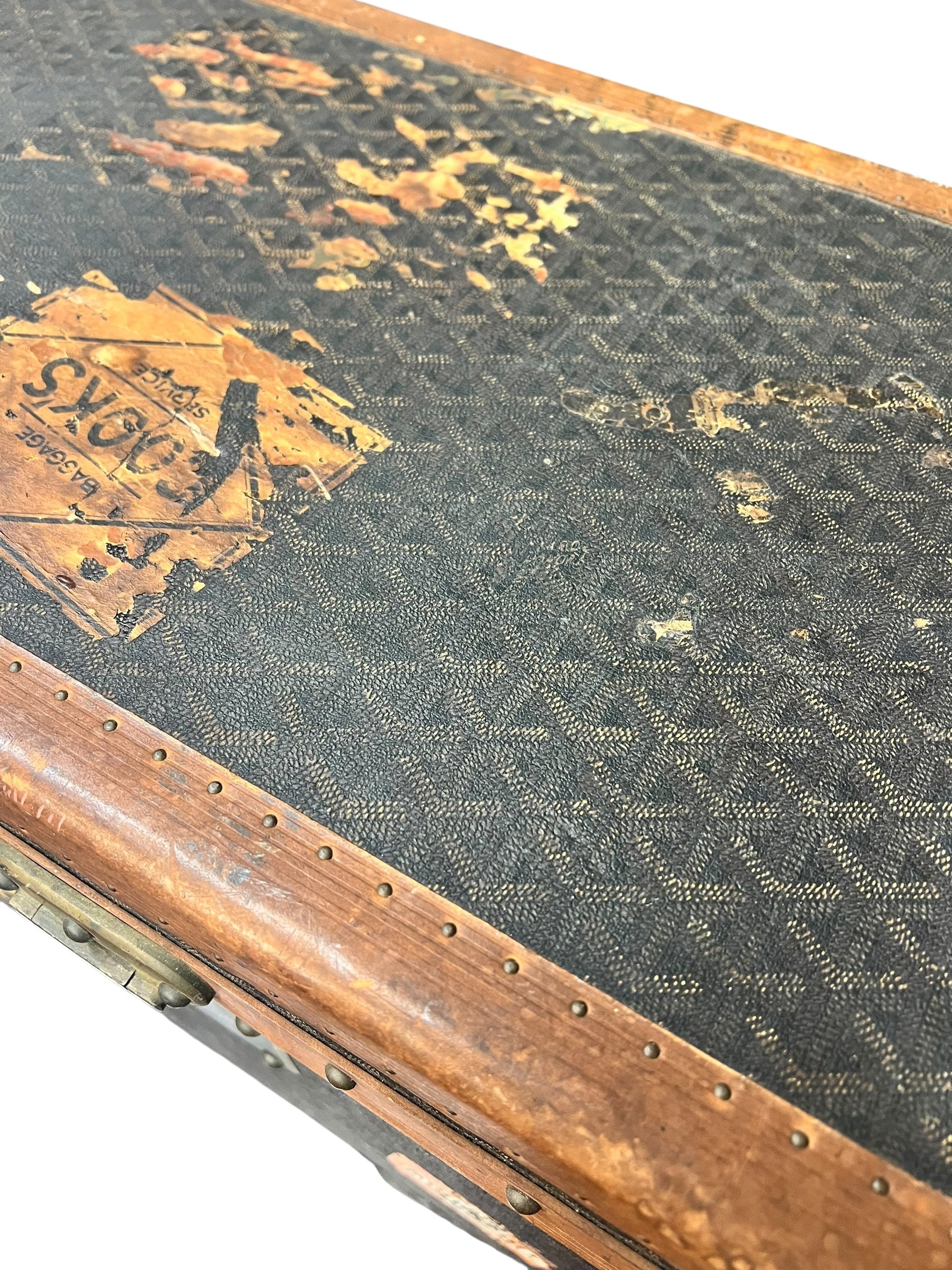 Goyard Vintage ca. 1930s Steamer Trunk
