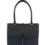 Gucci GG Black Canvas Vintage Jackie Tote Handbag
