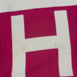 Chanel Vintage Large Block Text Logo Silk Scarf