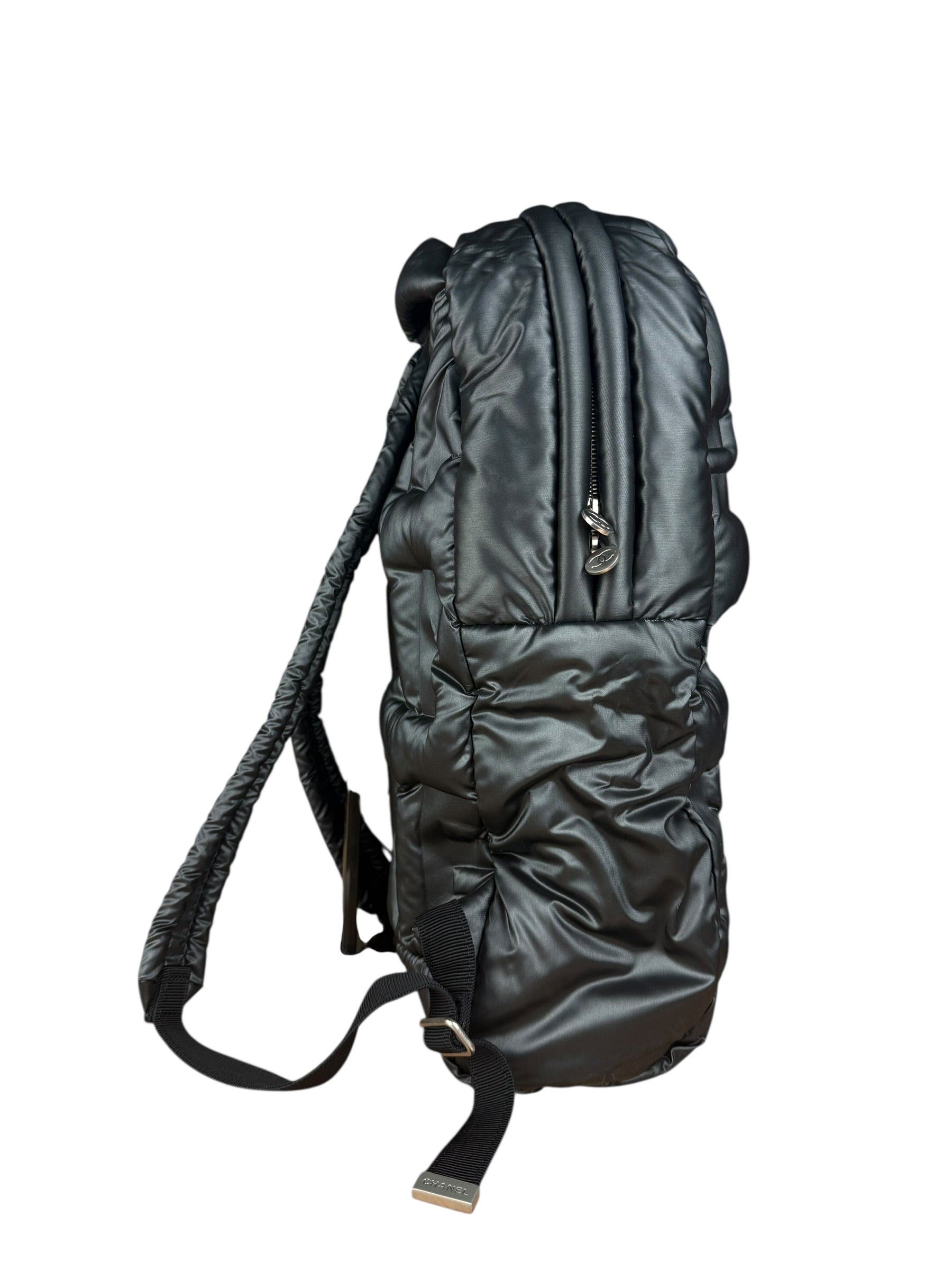 Chanel Black Nylon Puffer Doudoune Backpack 2018