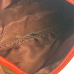 Prada Vintage Burgundy Nylon Pochette