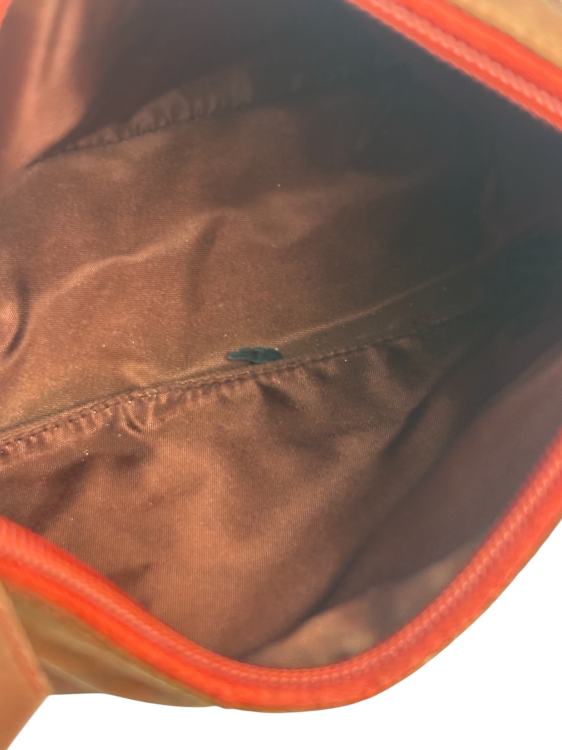 Prada Vintage Burgundy Nylon Pochette
