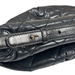 Chanel Black Quilted Lambskin Cloudy Bundle Hobo 2005