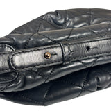 Chanel Black Quilted Lambskin Cloudy Bundle Hobo 2005