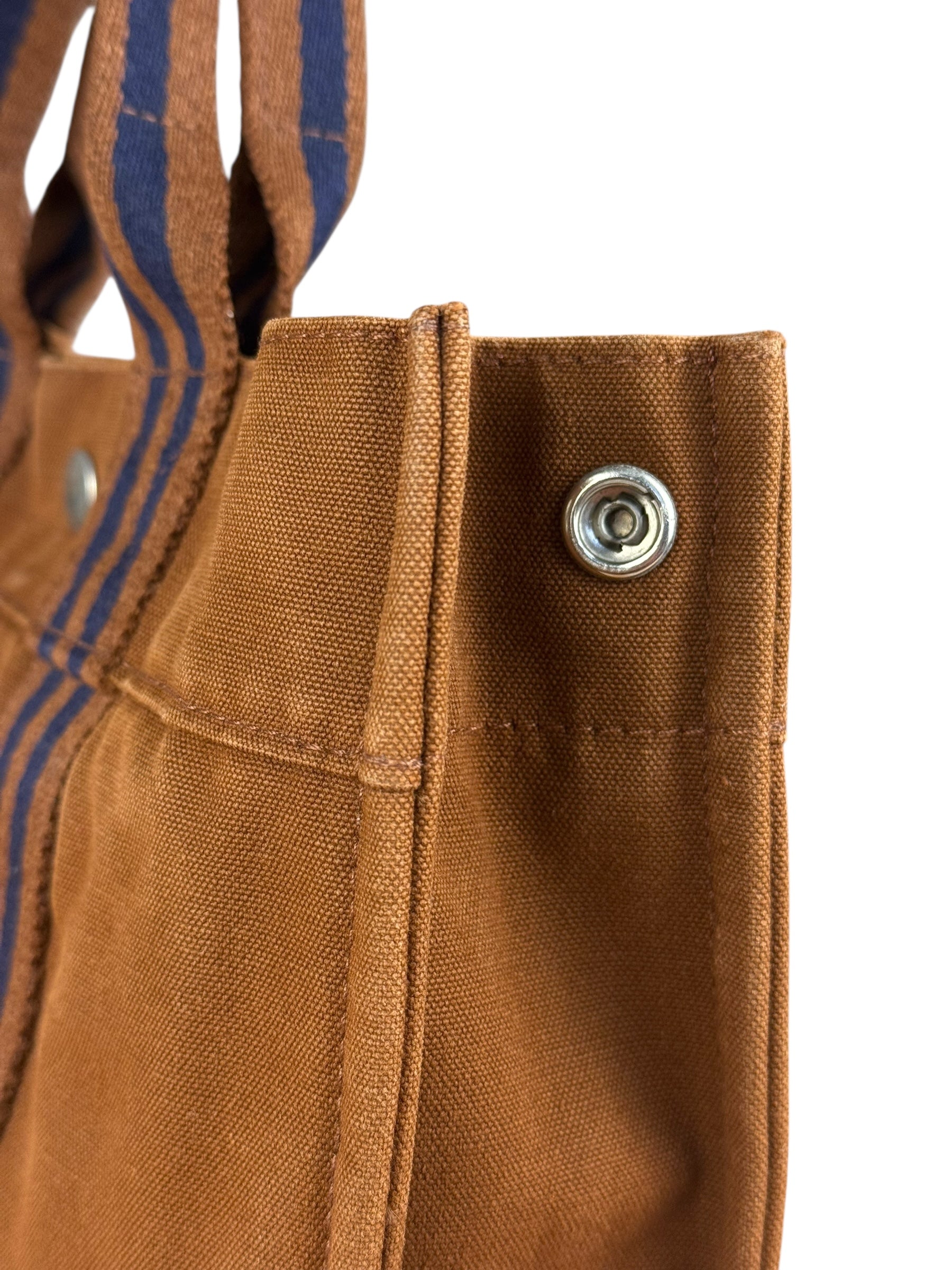 Hermes Brown Canvas Fourre Tout PM