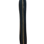 Gucci Black Leather Bee Long Zip Wallet