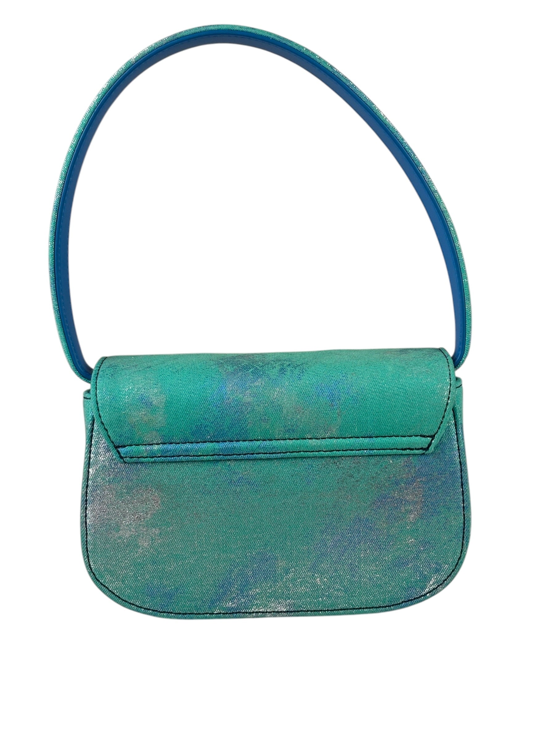 Diesel Blue Iridescent 1DR Shoulder Bag