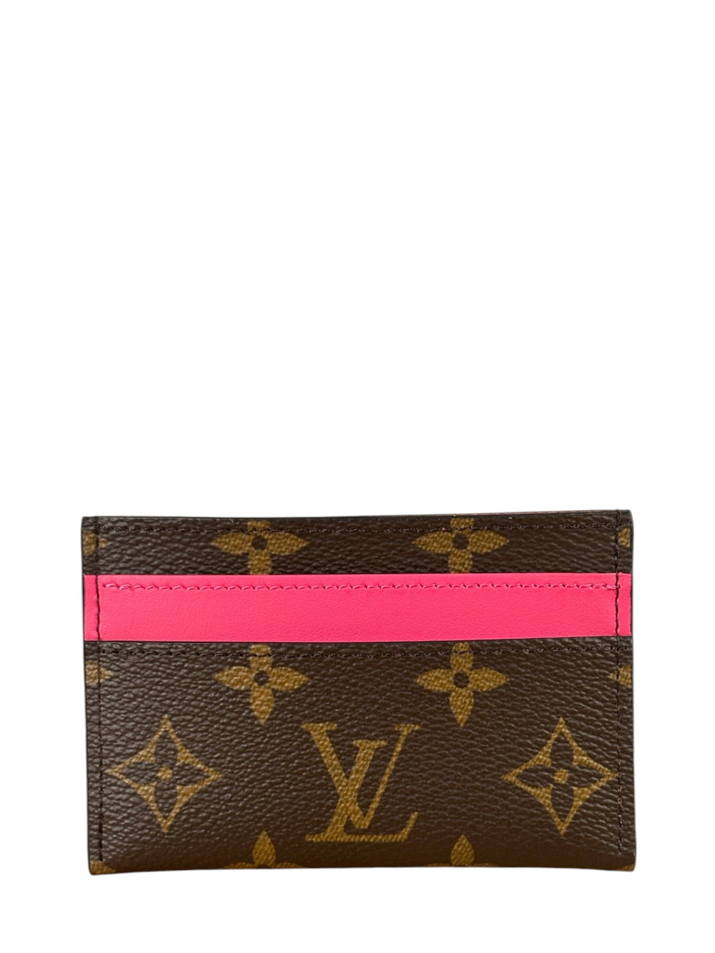 Louis Vuitton Brown/Pink Monogram Card Holder
