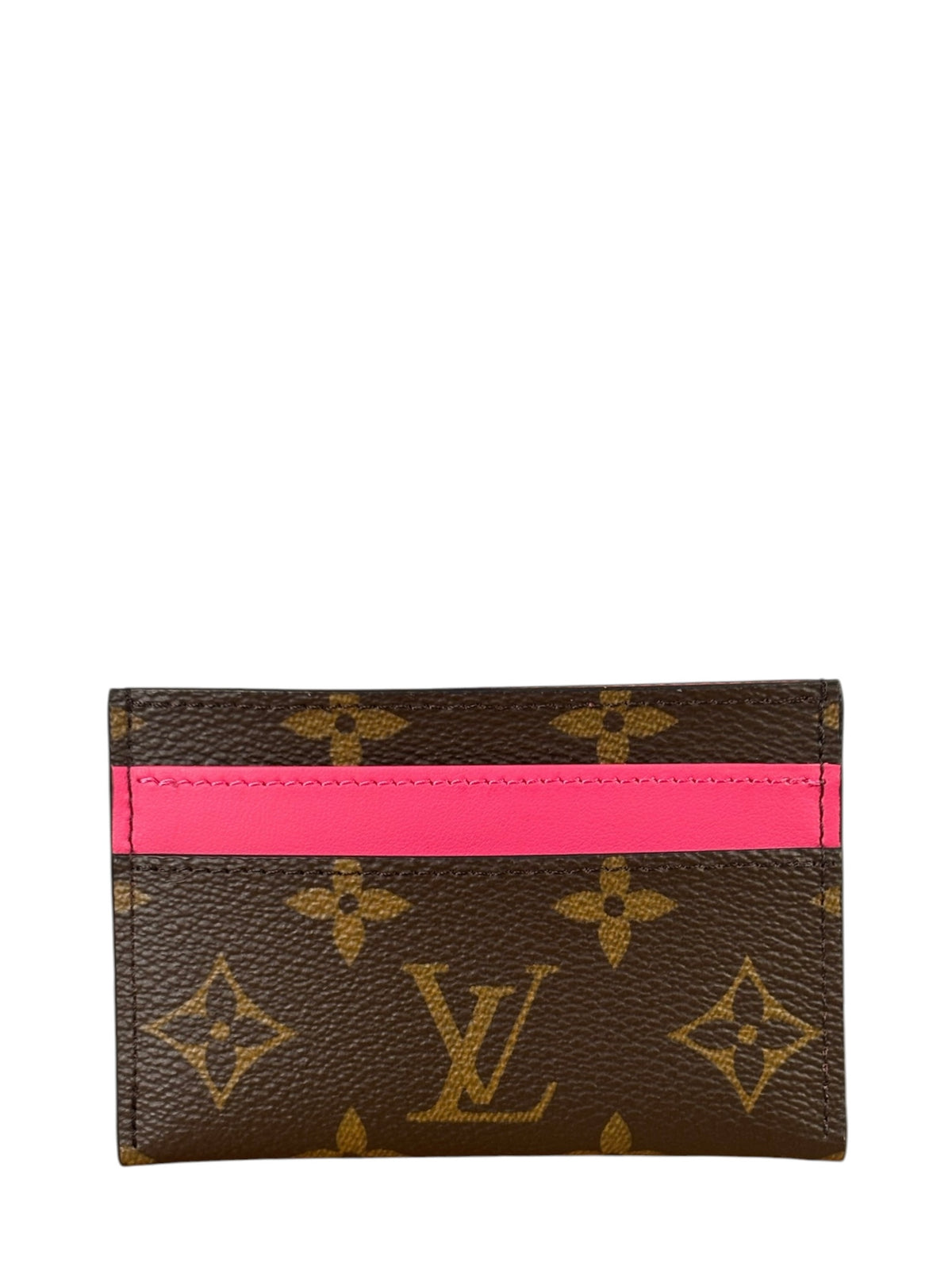 Louis Vuitton Brown/Pink Monogram Card Holder