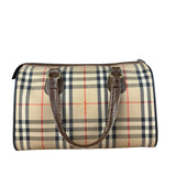 Burberry Vintage House Check Boston Bag