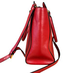 Prada Red Saffiano Leather 2Way Tote