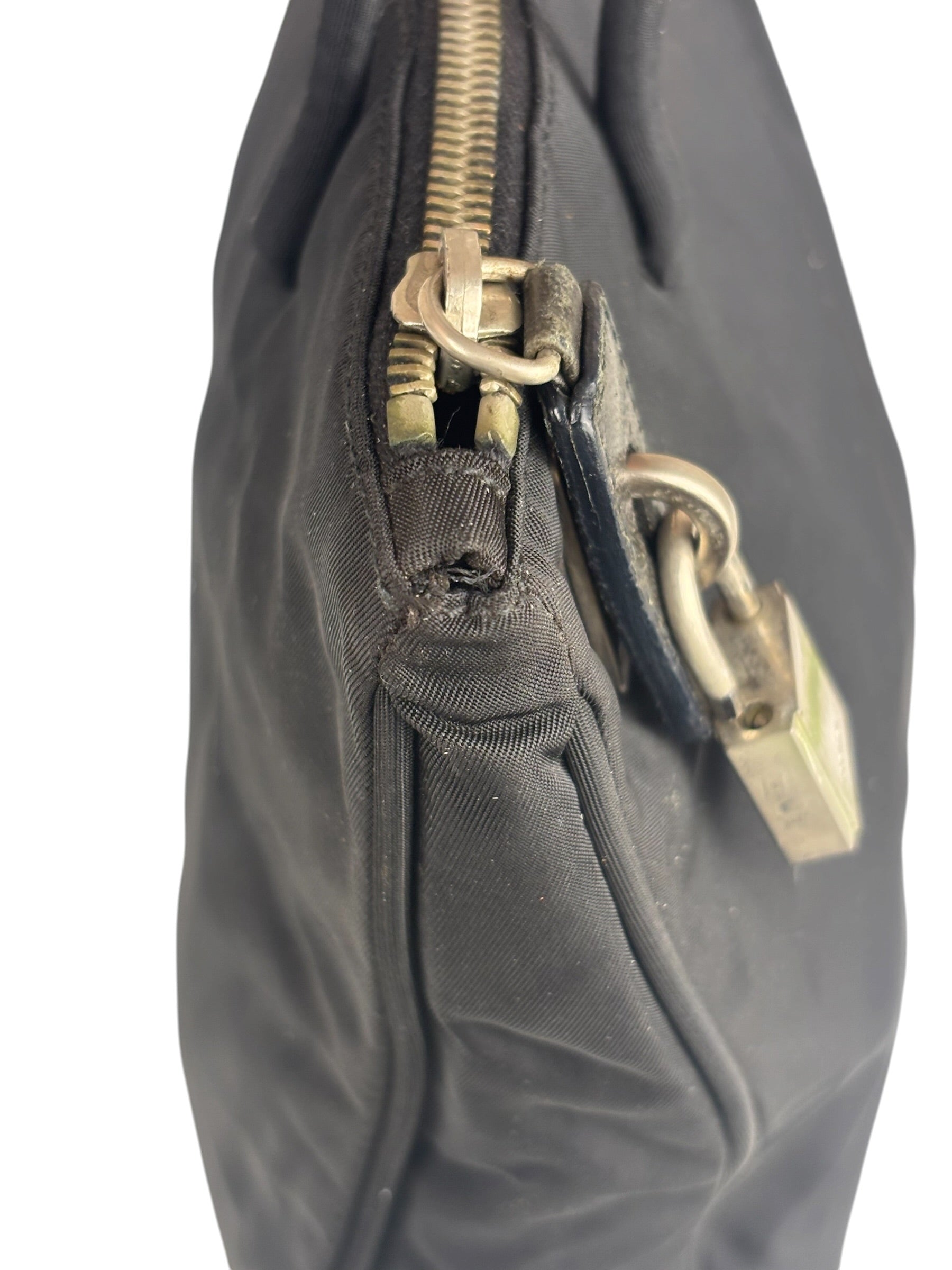 Prada Black Tessuto Nero Nylon Tote/Shoulder Bag