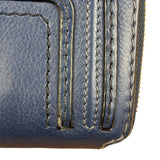 Chloé Dark Blue Leather Marcie Long Zip Wallet