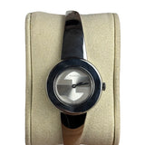 Gucci 129.5 Round GG Dial Bangle Band