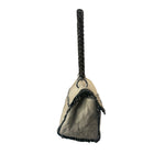 Chanel Cream Lambskin Funny Tweed Flap Bag 2009