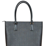 Burberry Black Saffiano Leather Tote Bag